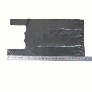 Customizable Manufacturer 1/8 Small Size THANK YOU T-shirt Poly Plastic Shopping Bag Grocery Supermarket Vest Take-out Bag