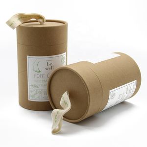 Customized Eco-Friendly Printed Artwork Paper Tube Packaging Box for Tea Vanilla Coffee Perfume Essential Oil Mascara