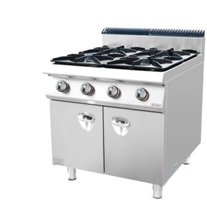 Commercial Gas Stove Stainless Steel Kitchen Equipment Gas Range Cooker Gas burner With Cabinet