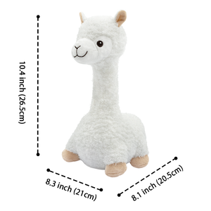 Custom Plush Cute Super Soft Stuffed Animal Toys Alpaca Sound-Producing Toys Musical Toy Kids For Baby