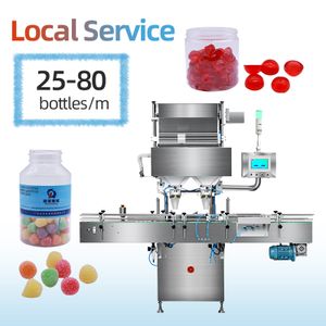 Automatic Electronic Bottle Candy Soft Sweets Counter Gummy Filling Counting Machine