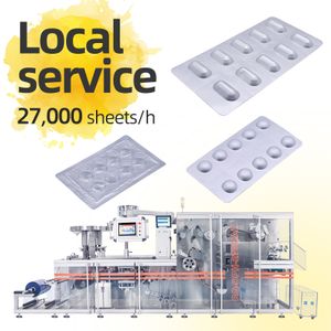 CGMP High Speed Alu Alu PVC Roller Sealing Type Packaging Capsule Tablet Blister Packing Machine