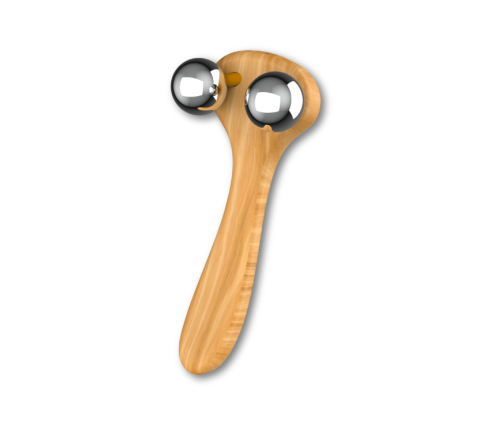 Facial and Body Derma Light Roller Massager Wooden Massage Roller for Care Professional-level Facial Care Product