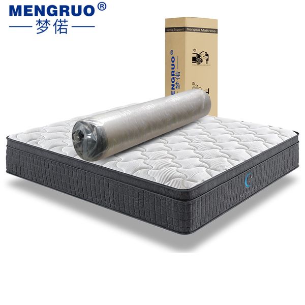 Bedroom Furniture  Luxury Double Orthopedic Mattress king Size Vacuum Compressed Hybrid Mattresses Smart