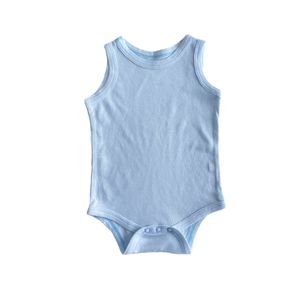 Baby Jumpsuit Bamboo Sleeveless Baby Jumpsuit Romper Custom Label Organic Bamboo Baby Clothing