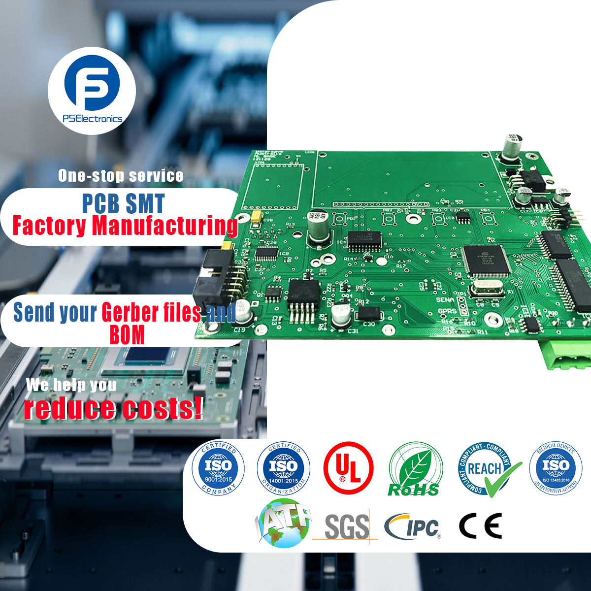 PCBA Quick Prototype PCB Customized PCB Assembling OEM PCBA Manufacturing Comply with International Certification Standards