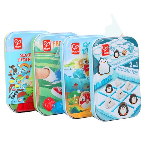 Hape Pocket Portable Desktop Educational Toys Classic Pocket Kids Games