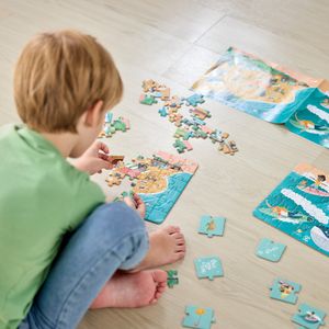 Hape Ocean Friends Space Adventure Board Early Educational Alphabet Learning Wooden Puzzle Children Kids Toy