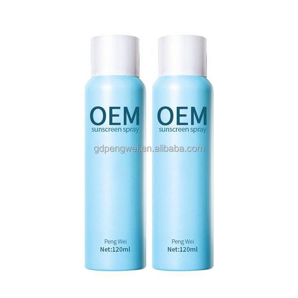 Wholesale Private Label Sunscreen Spray Spf50+++ Sunscreen Spray Swimming Spray Non-sticky Easy Film Forming