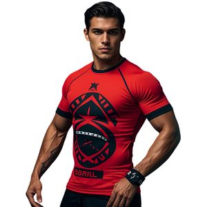 Custom Men MMA Rash Guard Custom Logo No Gi Grappling Jiu Jitsu Rashguard BJJ Uniforms Unisex Compression Shirts