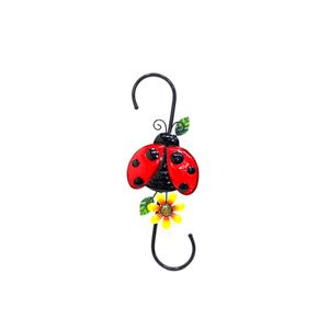 Metal Ladybug Home Garden Wall Art Decor Metal Art Insect Handcraft Hanging Decorations Wholesale