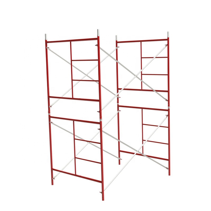 Construction Material Fame Scaffolding Electro Galvanized Layher Facade Ringlock Scaffolding