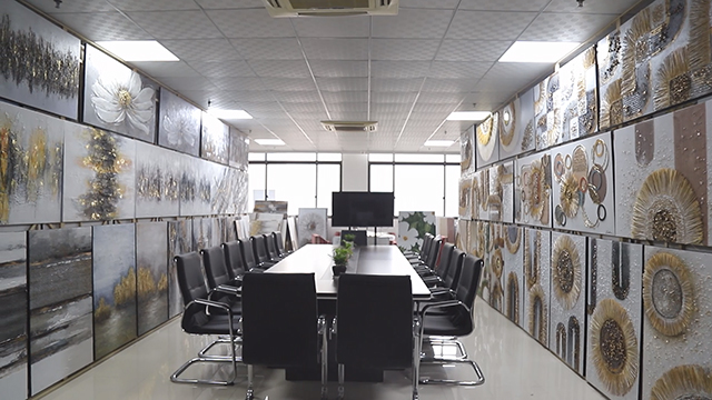 Yiwu Huamiao Home Supplies Co., Ltd. Hand Painted Oil Painting