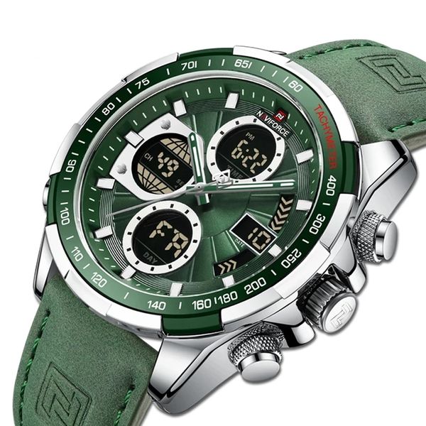 New Quartz Watches Mens Luxury Sport Chronograph Waterproof Quartz Big Clock Digital Wristwatches Men Watch