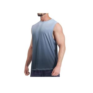 Custom Men's Sports Sleeveless Shirt, Quick Drying Muscle Shirt, Fitness Running Beach Vest