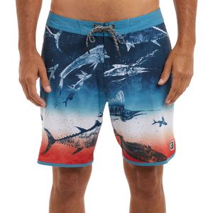 Custom Camouflage Pattern UPF 50+ Sun Protection 4-Way Stretch Fishing & Swim Shorts for Outdoor Activities