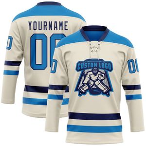 Wholesale 100% Polyester Customized Ice Hockey Jersey New Design Oversized Lightweight Sublimated Team Name Sport Wear Hockey