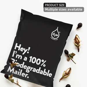 Compostable Plastic Postage Clothing Packaging Polymailer Shipping Envelopes Custom Poly Mailing Bags
