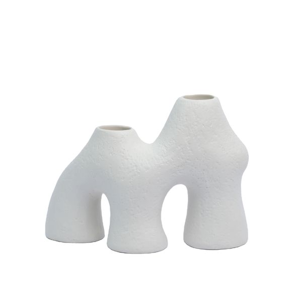 Ceramic Vase Home Decor Ornaments Vase Decorated with Flowers Flower Arrangement Vase Decorative