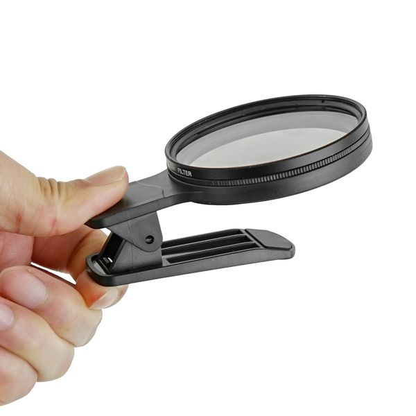 Factory Price 52mm 67mm Circular Polarized Filter with Clip Camera Optical Lens Filter for Smart Phone