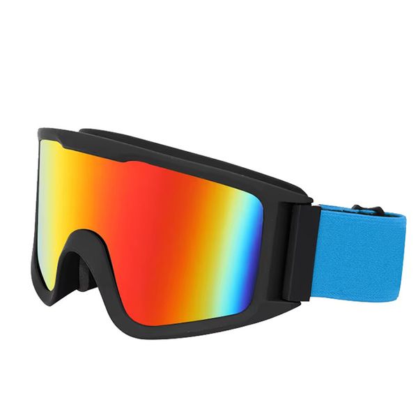Wholesale Custom HD Ski Goggles Full Coverage Polarized Snow Sports Eyewear Anti-Fog Lens Snowboard Glasses PC Frame OEM Mirror