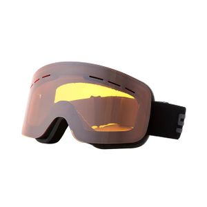 Custom UV400 Protection Ski Goggles Frameless Silicone OEM Snowboard Glasses Polarized Lens Snow Sports Sunglasses Protect Eyes