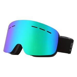 Custom UV Protection Silicone Ski Goggles Frameless Clear Polarized Snowboard Glasses Unisex Sports Sbnow Eyewear Wholesale