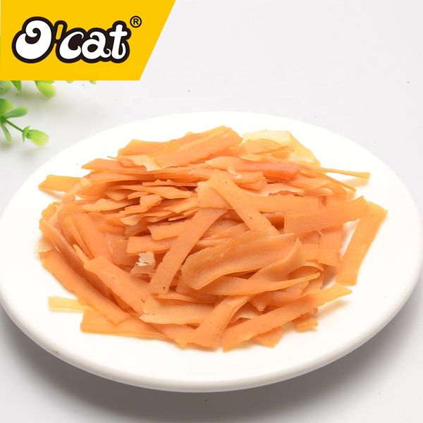 Factory Wholesale Cat Snacks OEM Safe Reliable Pet Snack in Bulk Bonito Fish Thin Chips Cat Treats Support Customization