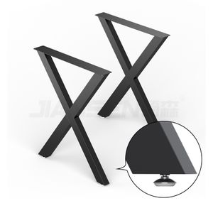Wholesale Modern Industrial Design Steel Restaurant Desk Feet Bench Coffee Dining Furniture Table X Type Table Legs