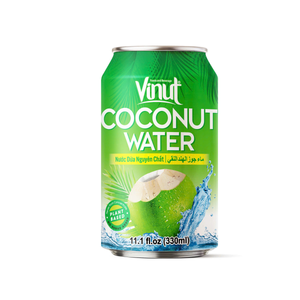 VINUT 330ml Pure Coconut Water, No Sugar Added, Non-GMO, Dairy Free, Gluten Free, Private Label, Free Sample