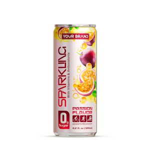 Free sample 320ml Your Brand Sparkling Passion Flavor Soft Drinks OEM/ODM Carbonated Beverage Manufacturer Best Wholesale Price