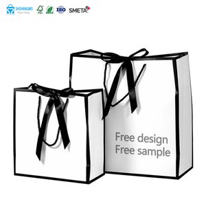 Clothing Packaging Custom Printed Logo Luxury Paper Bags Gift Paper Shopping Bags