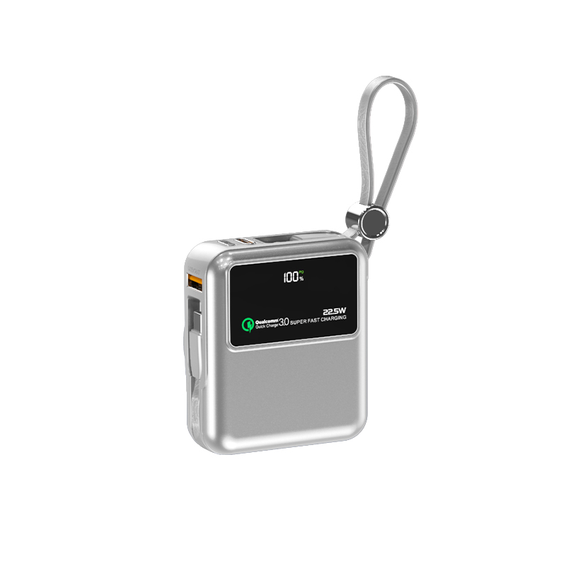 Wisteh Power Bank 22.5W Fast Charge Mini Portable Multiple Color Design 10000 MAh Power Bank With Custom Logo and Packaging