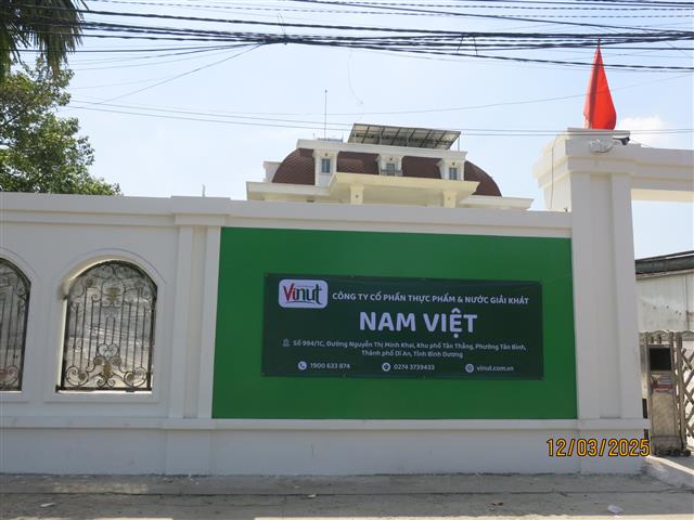 Nam Viet Foods & Beverage Joint Stock Company Fruit Juice