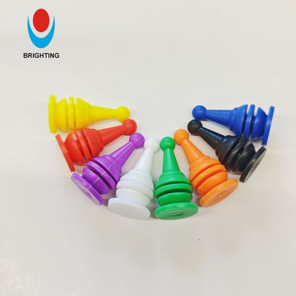 Wholesale New Style Plastic Pawn For Family Board Card Game Components Accessories Chess Solid Jumping Checker  In Stock