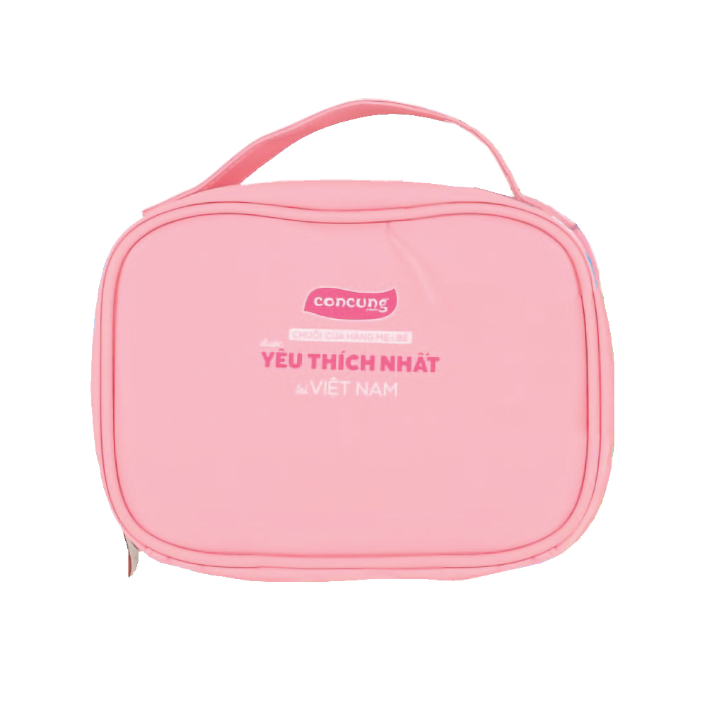 High Quality Women's Concung Makeup Bag New Design Elegance Travel Accessory Zipper Printed PU Case