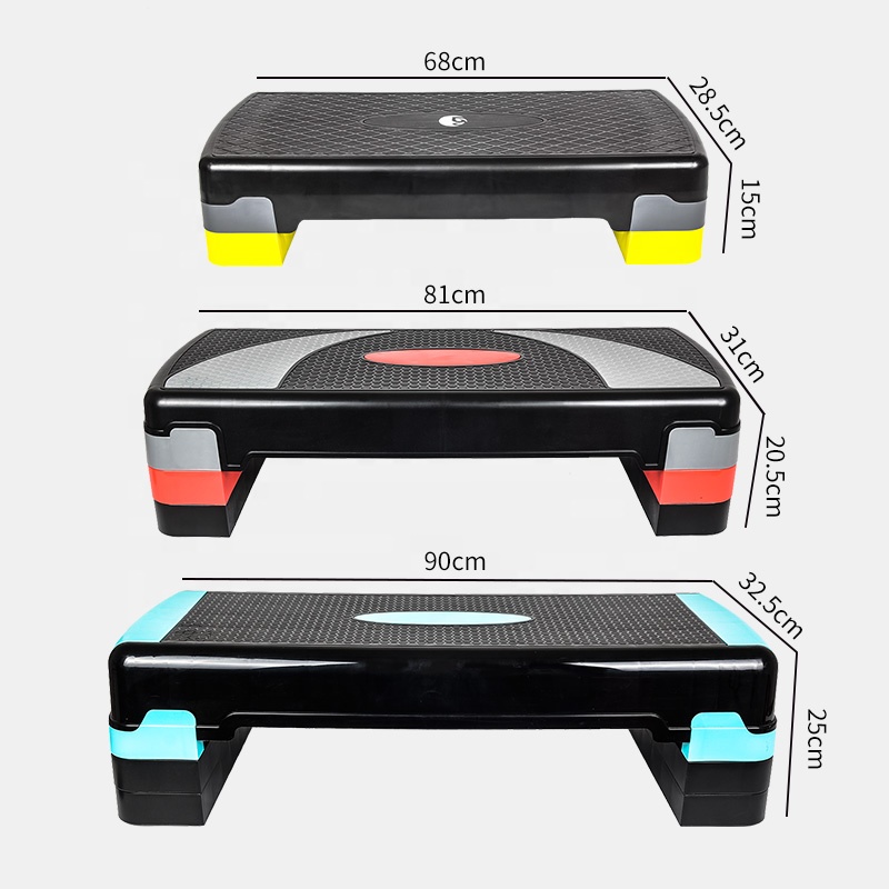 Cheap Fitness Exercises Adjustable Aerobic Stepper Jump Step Board Platform Aerobic Step Bench