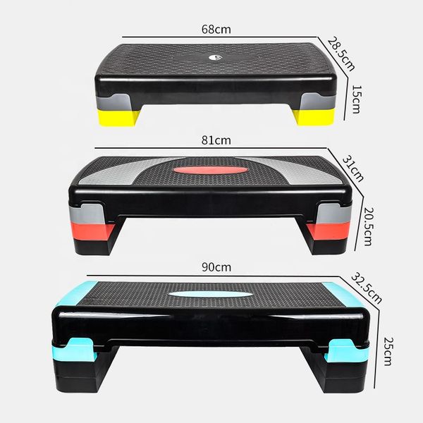 Cheap Fitness Exercises Adjustable Aerobic Stepper Jump Step Board Platform Aerobic Step Bench