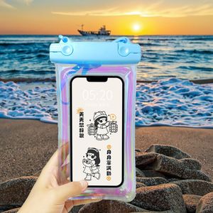 Underwater Screen EVA Phone Pouch Bags Waterproof PVC Phone Pouches Cellphone Cases Airbag Cover Swim Diving TPU Phone Bag