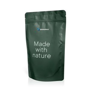 Custom Eco-Recyclable Doypack Packaging Resealable Ziplock Zipper Food/Tea/Makeup Powder Stand Pouches Kraft Paper for Sushi