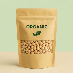 Custom Printed Sustainable Kraft Paper Doypack Stand up Food Eco Friendly Biodegradable Packaging Bag Compostable Ziplock Pouch