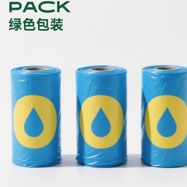 Green Biodegradable Durable Heavy Duty Custom Eco Friendly Degradable Eco Friendly Packaging Garbage Bag