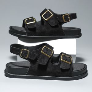 Men's Trendy Generation Sandals with Thick-Soled Slip-On Closure New Indoor/Outdoor Two-Wear Fashion Slippers Wholesale