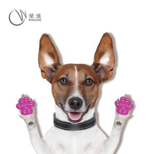 Wingenes Silicone Cotton Pet Dog Foot Pad Anti-dirty Anti-slip Dog Patch Pet Paw Dog Foot Pads Protector