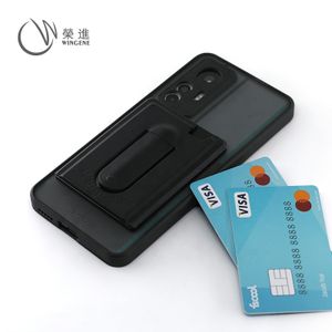 Customized Logo Silicone Case Magnetic  for Magsafe Card Holder Wallet Compatible With Holder