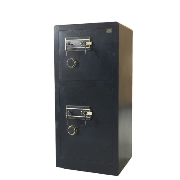 Business Office Large Safe Box  2 Door Electronic Password Key Multi Lock Safety Storage Wholesale Stock