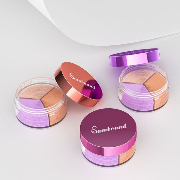 2oz Empty Gel Package Nail clear Bulk Round Container Dipping Custom Gold Loose Powder Jar Acrylic Powder Jars with Colored