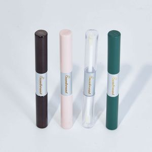 Custom Empty Private Label Double-ended Tube 10ml Makeup Lip Gloss Mascara Eyelash Primer Volume Eyelash Tubes Packaging