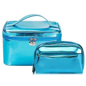2025 Waterproof PU Woman Travel Organizer Cosmetic Bag Sets Promotional Offer