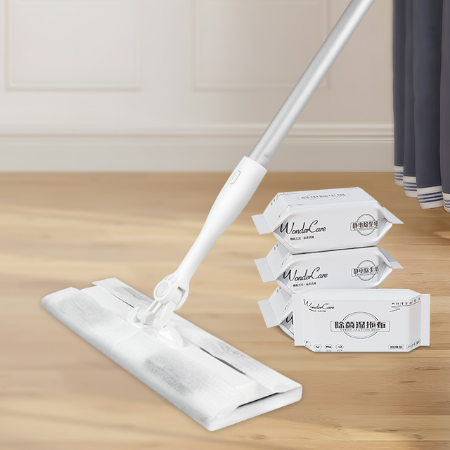 Aluminum Sweeper Mops for Wet and Dry Floor Cleaning Disposable Dust Mop with Dry and Wet Refills